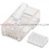 Wtyk RJ45 8p8c kat.6 drut, z insertem (100 szt.)